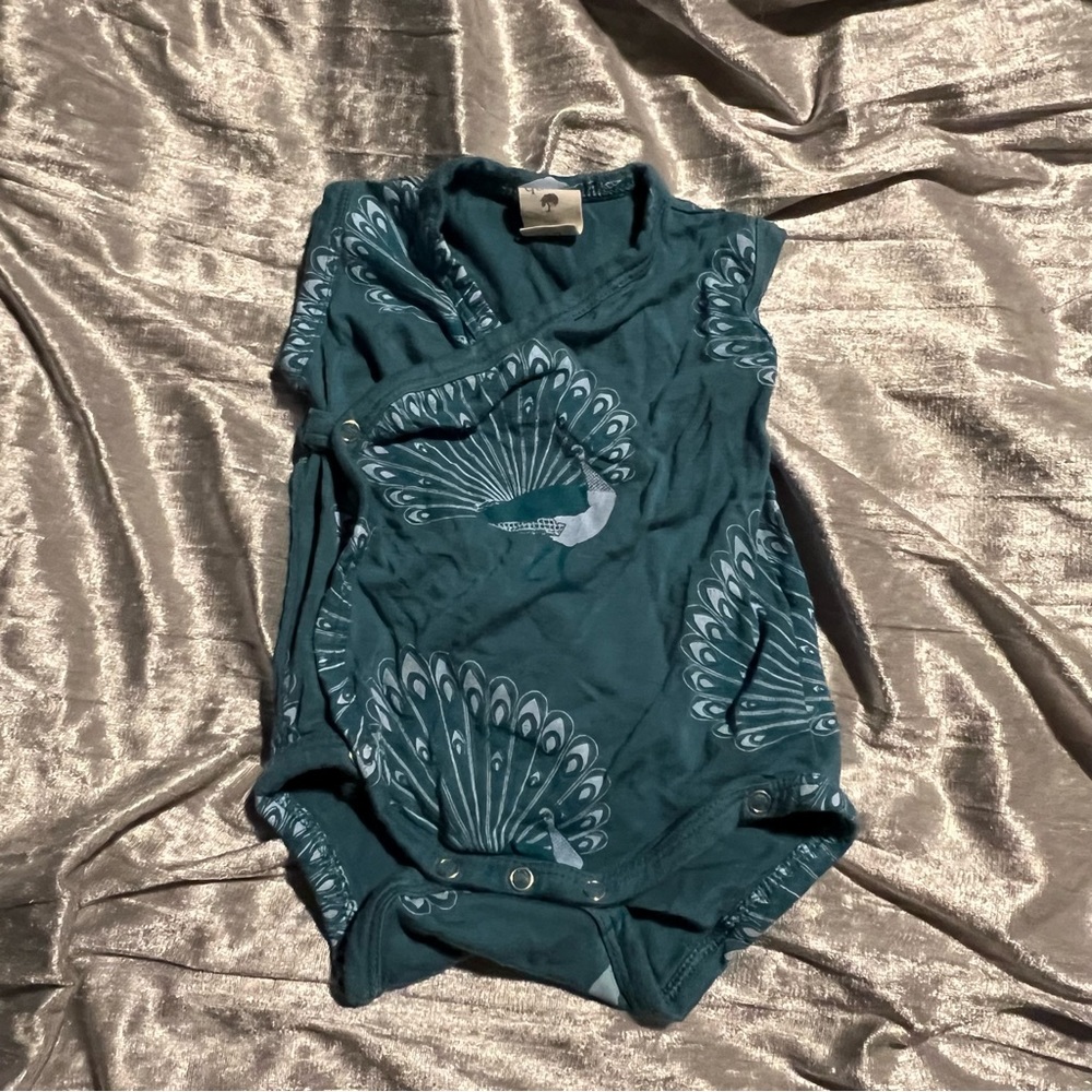 kate quinn teal newborn tank onsie